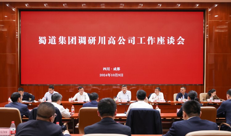 蜀道集團黨委書記、董事長張正紅率隊到川高公司調研