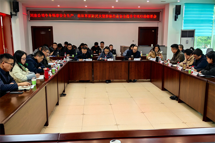 川東（大墊）公司召開今冬明春安全生產(chǎn)、森林草原防滅火暨涉路作業(yè)安全提升專項行動部署會12.24.jpg